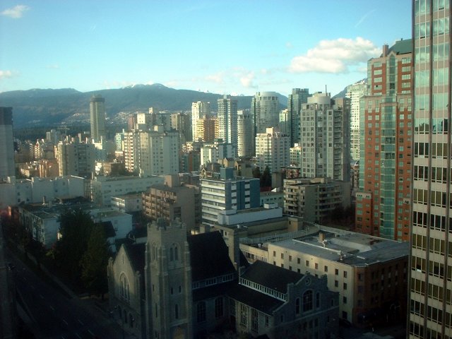 view of vancouver from conference hotel